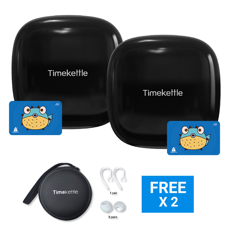 Timekettle WT2 Plus AI Instant Translator Earbuds iOS Android- White - NEW