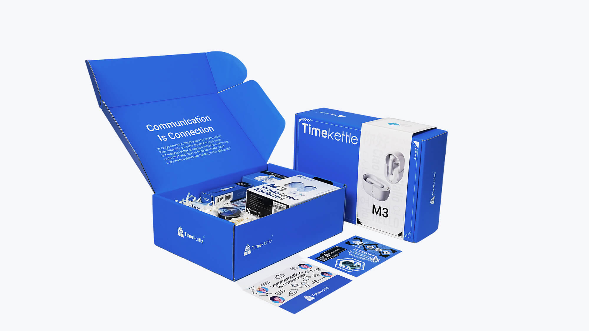 M3 Translator Earbuds Holiday Gift Boxes