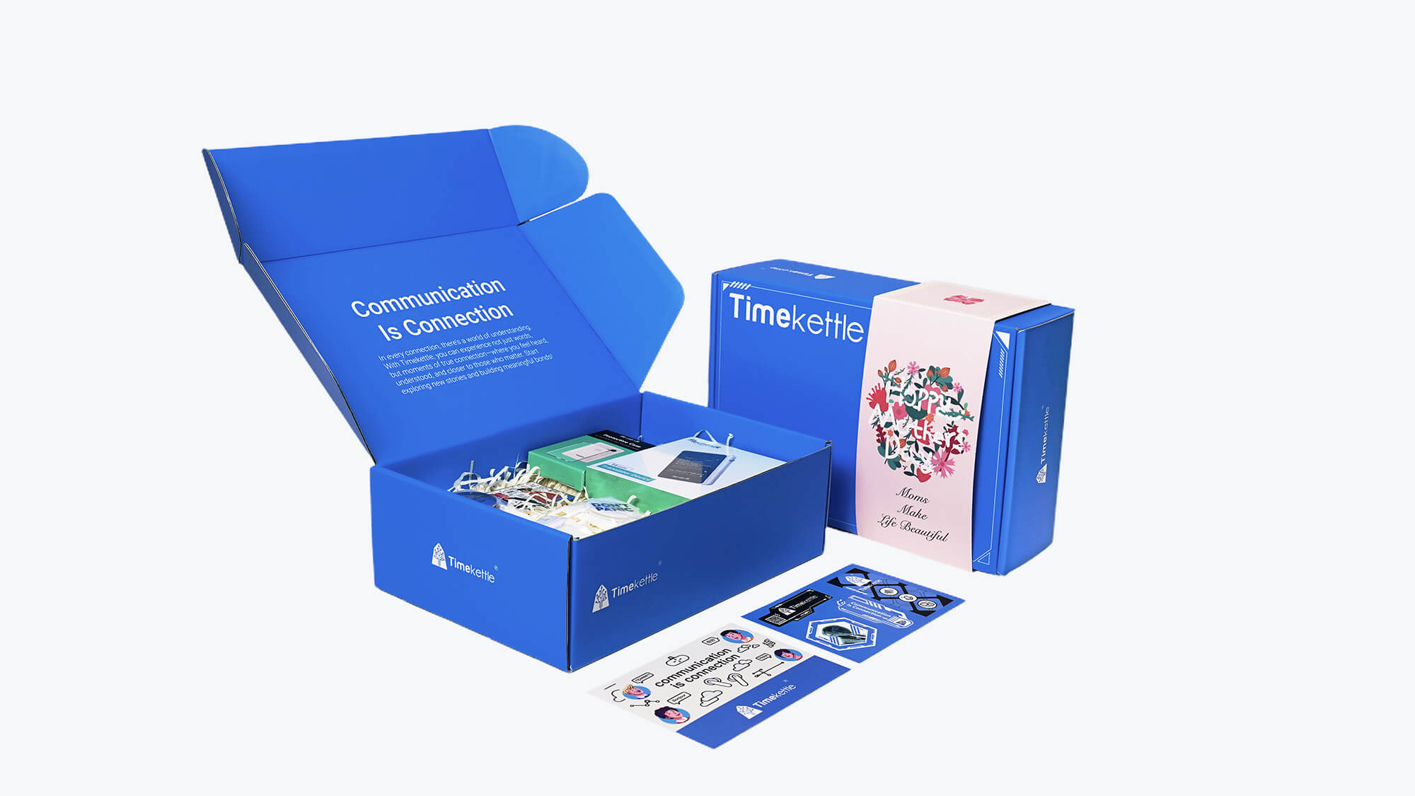 Cajas de regalo navideñas con dispositivo traductor portátil T1 Mini