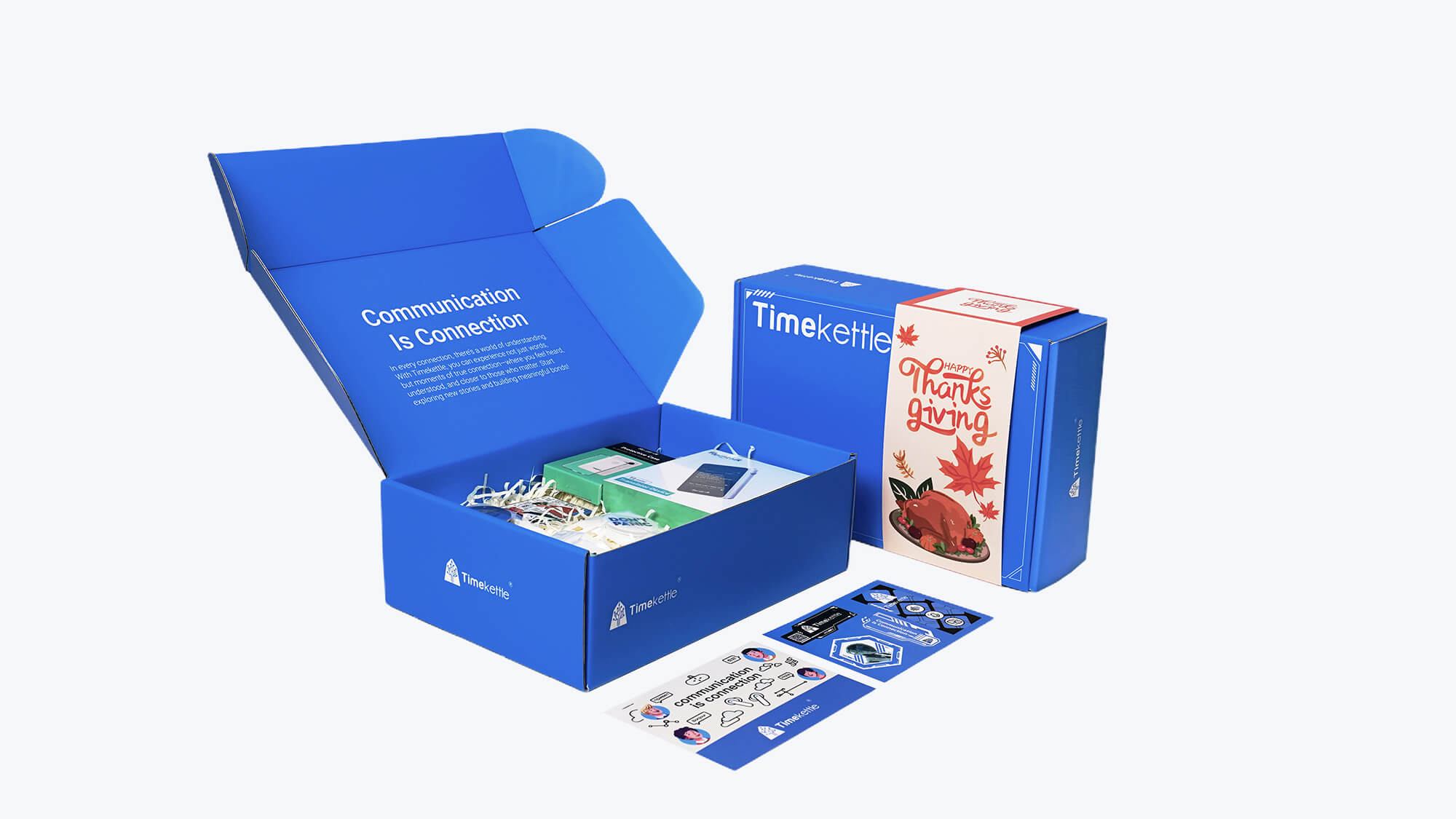 Cajas de regalo navideñas con dispositivo traductor portátil T1 Mini