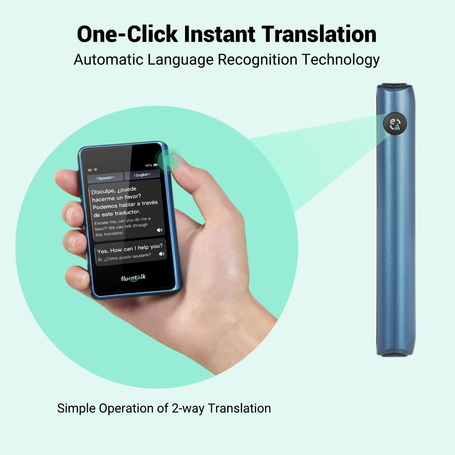 Fluentalk T1 Mini-Handübersetzergerät